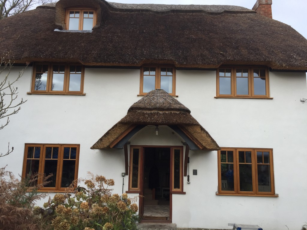 oak Casement windows accoya door double glazed