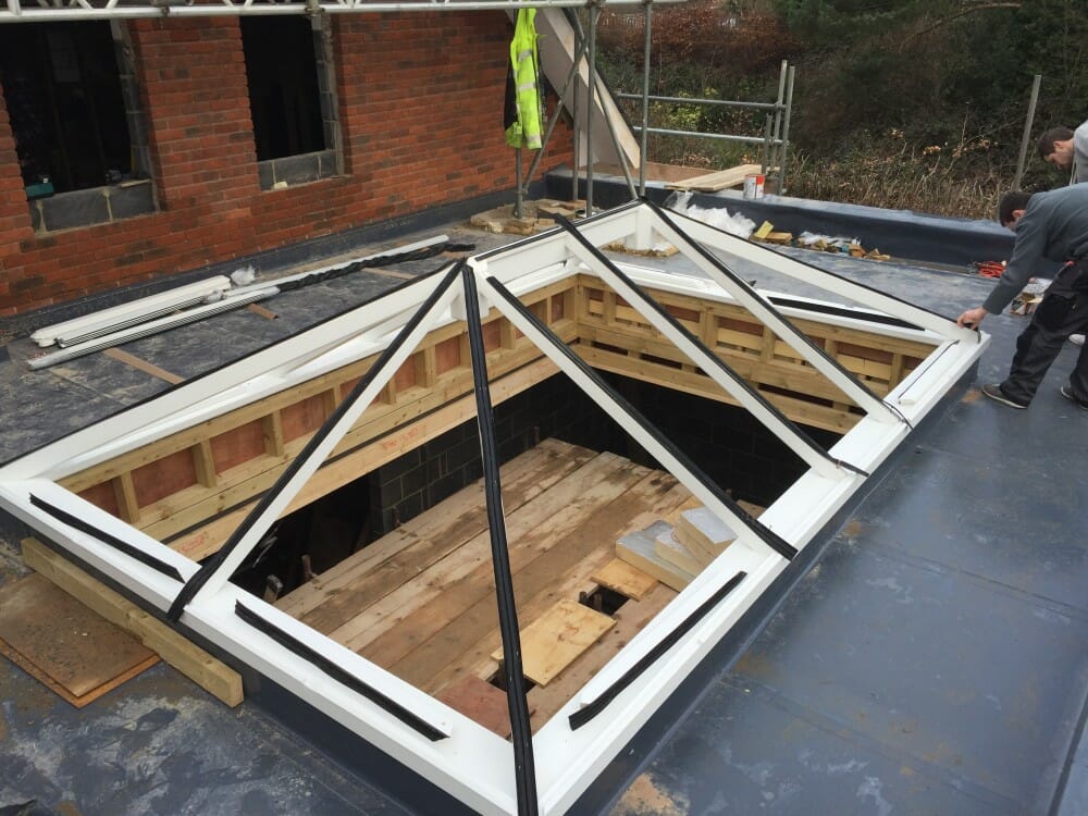 Installing a Hardwood Timber Roof Lantern Medina Joinery