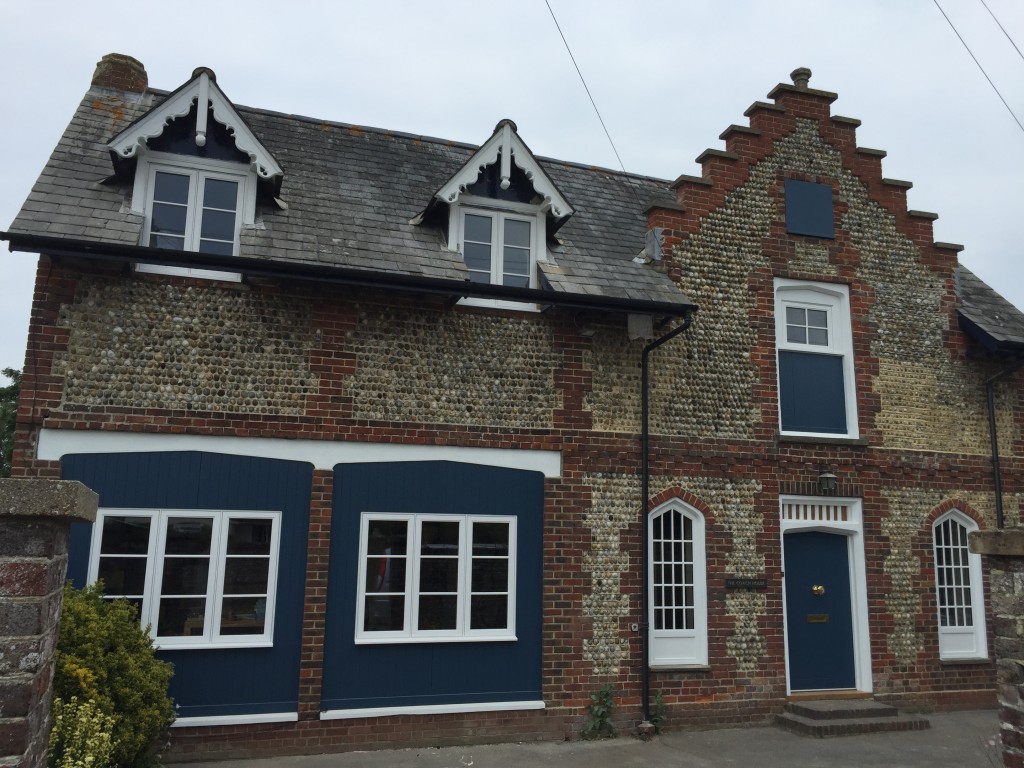 Accoya painted Victorian windows and doors