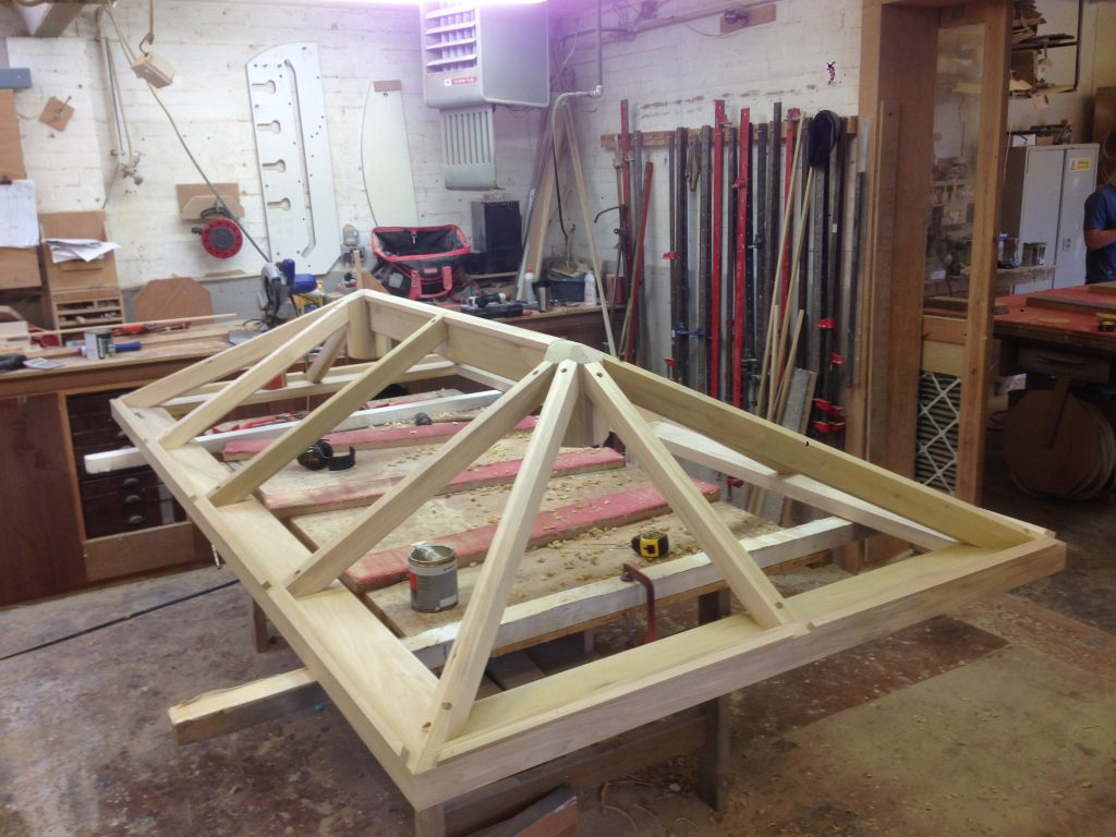 Timber Roof Lantern workshop Accoya Oak Hardwood
