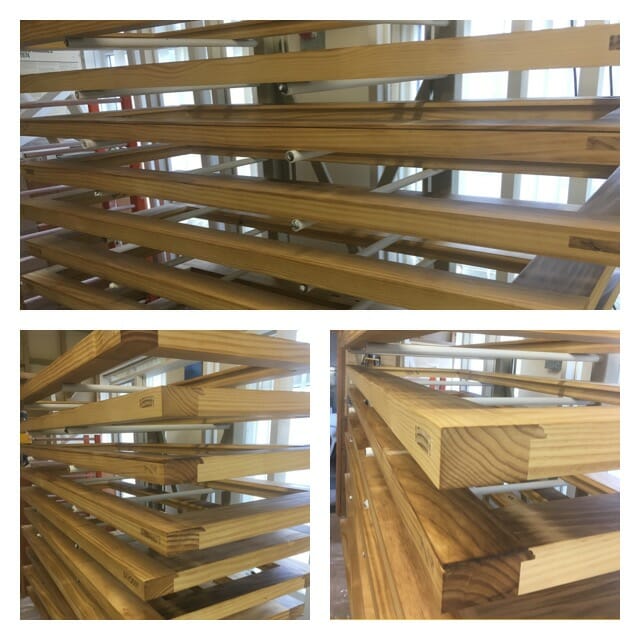 Accoya doors oiled